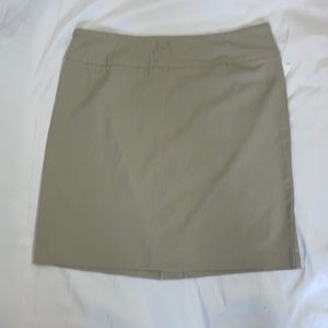 Coconut Row Tan Stretch Pencil Skirt Size 12